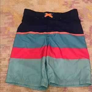 Colorful Striped Boys swim  Shorts